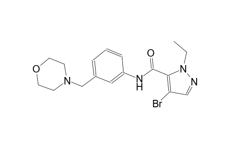 4-bromo-1-ethyl-N-[3-(4-morpholinylmethyl)phenyl]-1H-pyrazole-5-carboxamide