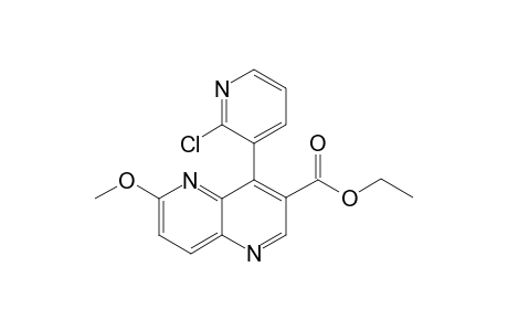 Ethyl 3-(2-Chloropyrid-3-yl)-6-methoxy-1,5-naphthyridine-3-carboxylate