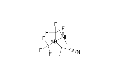 Propanenitrile, 2-[dimethylamine(N-B)bis(trifluoromethyl)boryl]-