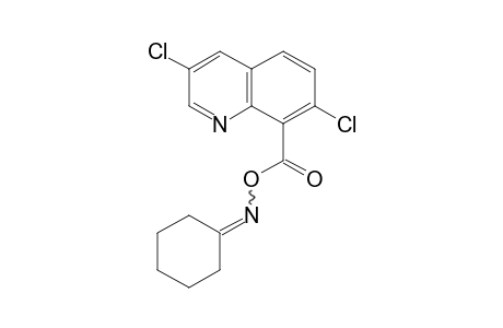 Cyclohexanone, O-[(3,7-dichloro-8-quinolinyl)carbonyl]oxime