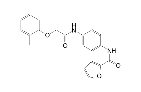 2-furancarboxamide, N-[4-[[2-(2-methylphenoxy)acetyl]amino]phenyl]-