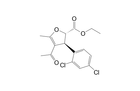 (2S,3R)-Ethyl 4-Acetyl-5-methyl-3-(2,4-dichlorophenyl)-2,3-dihydrofuran-2-carboxylate