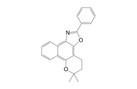 6,6-Dimethyl-4,5-dihydro-2-phenyl-6H-pyrano[3',2' : 3,4]naphtho[1,2-d]oxazole