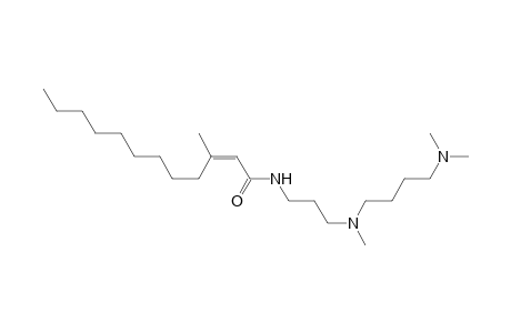(Z)-N-[3-[4-(dimethylamino)butyl-methyl-amino]propyl]-3-methyl-dodec-2-enamide