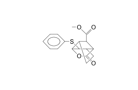 Methyl-(2sr, 7RS)-2-phenylthio-4-oxa-5-oxotricyclo-[4.4.0.0(3,8)]-decan-7-carboxylate