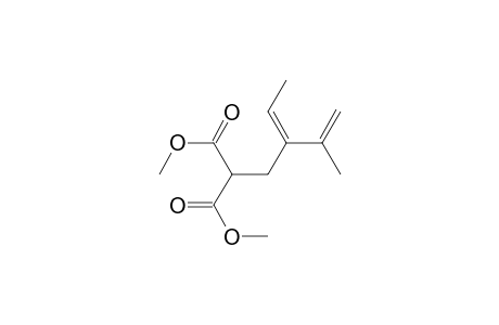 Propanedioic acid, [2-(1-methylethenyl)-2-butenyl]-, dimethyl ester, (Z)-
