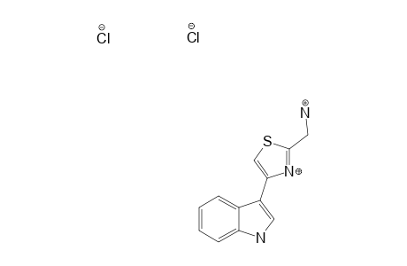 2-AMINOMETHYL-4-[3-(1H)-INDOLYL]-THIAZOLE-DIHYDROCHLORIDE