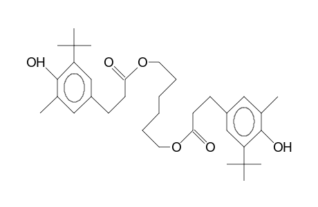 1,6-Hexanediyl bis-(3-tert-butyl-4-hydroxy-5-methyl-phenyl)-propionate