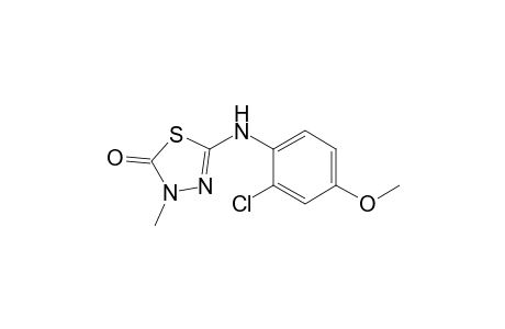 5-(2-Chloro-4-methoxyphenylamino)-3-methyl-2-oxo-2,3-dihydro-1,3,4-thiadiazole