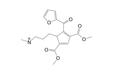 3-[5-(2-FURYLCARBONYL)-2,4-DI-(METHOXYCARBONYL)-CYCLOPENTADIENIDE]-PROPYL-(METHYL)-AMMONIUM