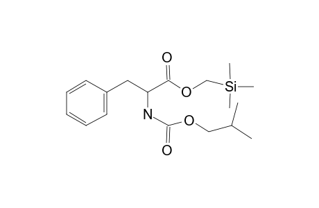 Phenylalanine, N-isobutoxycarbonyl-, trimethylsilylmethyl ester