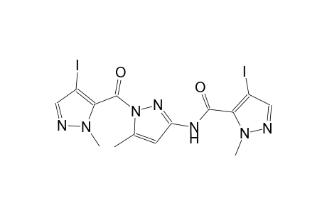 4-iodo-N-{1-[(4-iodo-1-methyl-1H-pyrazol-5-yl)carbonyl]-5-methyl-1H-pyrazol-3-yl}-1-methyl-1H-pyrazole-5-carboxamide