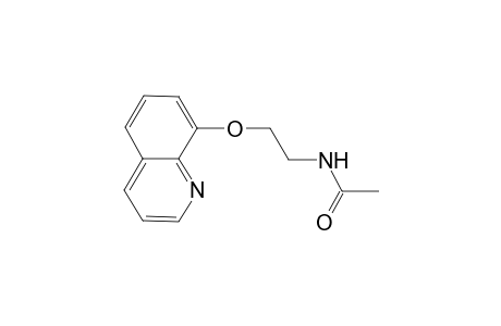 N-[2-(8-quinolinyloxy)ethyl]acetamide