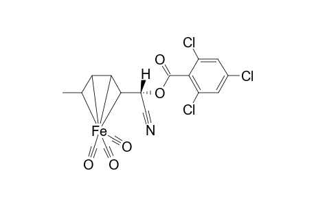 (1RS,2SR,5RS,2E,4E)-Tricarbonyl-{[.eta(4).-(2->5)-1-cyanohexa-3,5-dienyl]-(2',4',6'-trichlorobenzoate}-iron