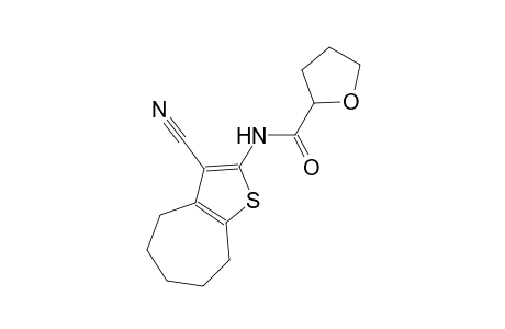N-(3-cyano-5,6,7,8-tetrahydro-4H-cyclohepta[b]thien-2-yl)tetrahydro-2-furancarboxamide