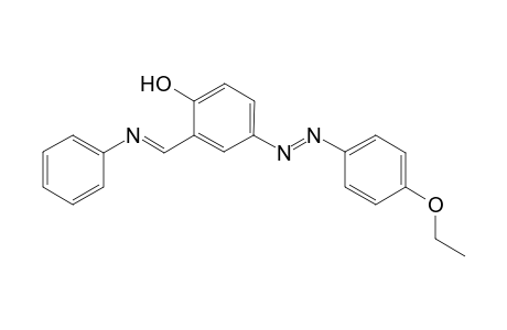 Phenol, 4-(4-ethoxyphenylazo)-2-phenyliminomethyl-