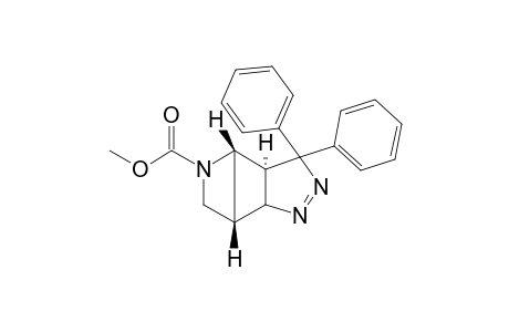 Methyl(1.alpha.,2.beta.,5.beta.,6.alpha.)-9,9-diphenyl-3,7,8-triazatricyclo[4.3.0.0(2,5)]none-7-ene-3-carboxylate