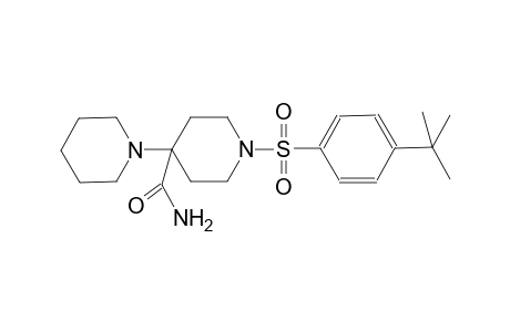 1-[1'-(4-tert-butylbenzenesulfonyl)-[1,4'-bipiperidin]-4'-yl]ethan-1-one