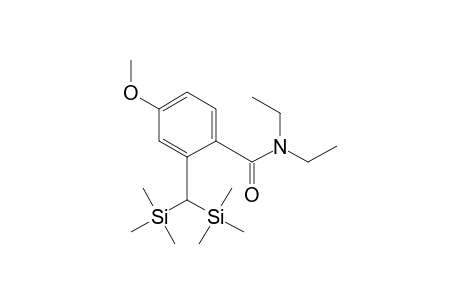 Benzamide, 2-[bis(trimethylsilyl)methyl]-N,N-diethyl-4-methoxy-