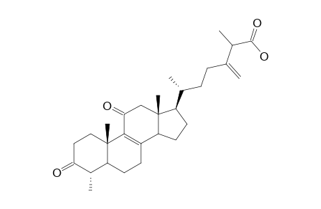 4-ALPHA-METHYLERGOSTA-8,24,(28)-DIEN-3,11-DION-26-OIC-ACID