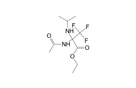 Ethyl 2-(acetylamino)-3,3,3-trifluoro-2-(isopropylamino)propanoate