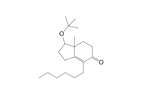 1-(t-Butoxy)-7a-methyl-4-hexyl-1,2,3,6,7,7a-hexahydro-5H-inden-5-one`