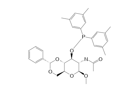 METHYL-2-ACETAMIDO-4,6-O-BENZYLIDENE-2-DEOXY-3-O-(DI-3,5-XYLYLPHOSPPHINO)-BETA-D-GLUCOPYRANOSIDE