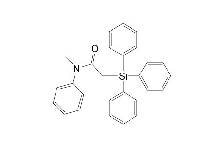 Acetamide, N-methyl-N-phenyl-2-(triphenylsilyl)-