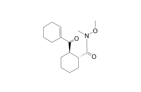 rac-trans-2-(Cyclohex-1-ene-1-carbonyl)-N-methoxy-N-methylcyclohexane-1-carboxamide