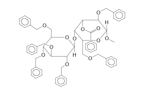 METHYL 2,6-DI-O-BENZYL-3-O-BENZOYL-4-O-(2,3,4,6-TETRA-O-BENZYL-BETA-D-GLUCOPYRANOSYL)-BETA-D-GALACTOPYRANOSIDE