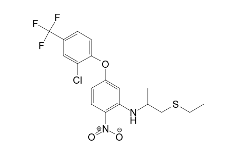 Benzenamine, 5-[2-chloro-4-(trifluoromethyl)phenoxy]-N-[2-(ethylthio)-1-methylethyl]-2-nitro-