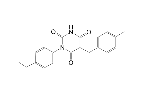 1-(4-ethylphenyl)-5-(4-methylbenzyl)-2,4,6(1H,3H,5H)-pyrimidinetrione