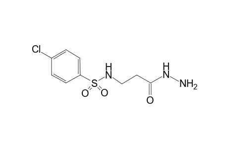 Propiohydrazide, 3-(4-chlorophenylsulfonylamido)-