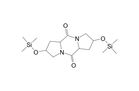 5H,10H-Dipyrrolo[1,2-a:1',2'-d]pyrazine-5,10-dione, octahydro-2,7-bis[(trimethylsilyl)oxy]-