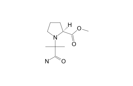 METHYL-(2S)-1-(1-CARBAMOYL-1-METHYL-1-ETHYL)-PYRROLIDINE-2-CARBOXYLATE