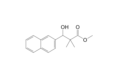 3-Hydroxy-2,2-dimethyl-3-(2-naphthalenyl)propanoic acid methyl ester