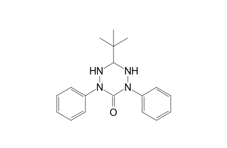 6-tert-Butyl-2,4-diphenyl-1,2,4,5-tetrazinan-3-one