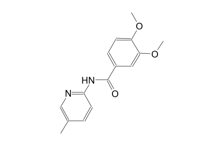 3,4-dimethoxy-N-(5-methyl-2-pyridinyl)benzamide