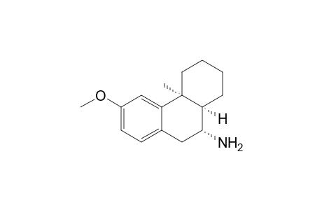 9-Phenanthrenamine, 4b,5,6,7,8,8a,9,10-octahydro-3-methoxy-4b-methyl-, (4b.alpha.,8a.alpha.,9.alpha.)-(.+-.)-