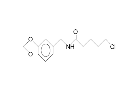 5-Chloro-N-(3,4-methylenedioxy-benzyl)-butyramide