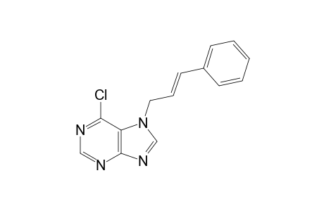 (E)-6-Chloro-7-cinnamyl-7H-purine