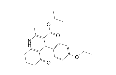 isopropyl 4-(4-ethoxyphenyl)-2-methyl-5-oxo-1,4,5,6,7,8-hexahydro-3-quinolinecarboxylate