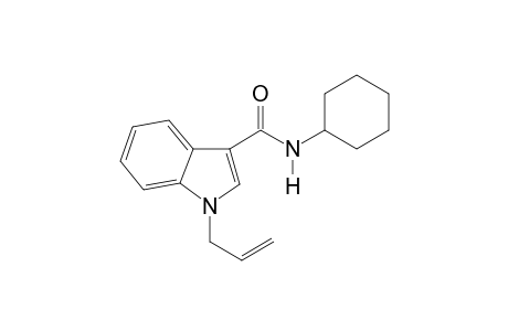 N-Cyclohexyl-1-(prop-2-en-1-yl)-1H-indole-3-carboxamide