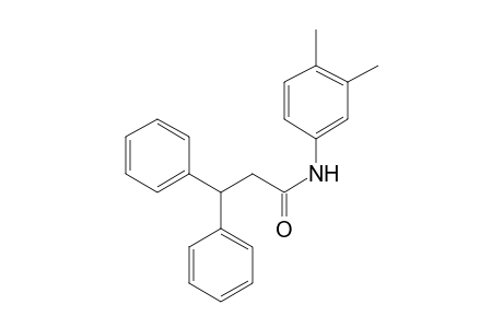 N-(3,4-Dimethylphenyl)-3,3-diphenylpropanamide