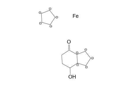 Iron, .pi.-cyclopentadienyl(4,5,6,7-tetrahydro-4-hydroxy-7-oxo-.pi.-indenyl)-, endo-