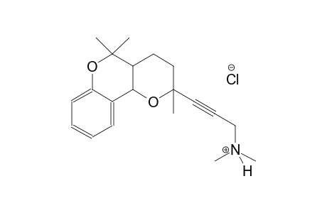 N,N-dimethyl-3-(2,5,5-trimethyl-3,4,4a,10b-tetrahydro-2H,5H-pyrano[3,2-c]chromen-2-yl)-2-propyn-1-aminium chloride
