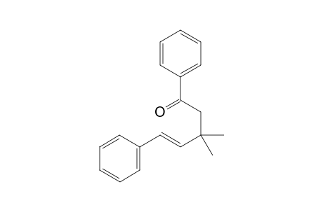 (E)-3,3-Dimethyl-1,5-diphenylpent-4-en-1-one