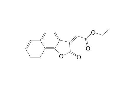 Acetic acid, (2-oxonaphtho[1,2-b]furan-3(2H)-ylidene)-, ethyl ester, (E)-