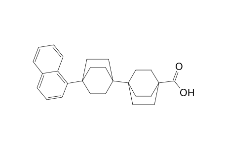 [1,1'-Bibicyclo[2.2.2]octane]-4-carboxylic acid, 4'-(1-naphthalenyl)-