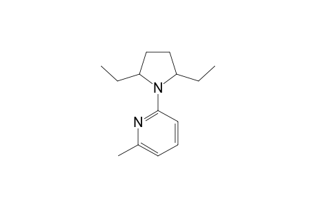 2,5-DIETHYL-1-(6-METHYL-2-PYRIDINYL)-PYRRORIDINE;MAJOR-ISOMER